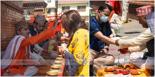 काठमाडौंका शिव मन्दिरमा यसरी मनाइयो जनैपूर्णिमा (फोटो फिचर)