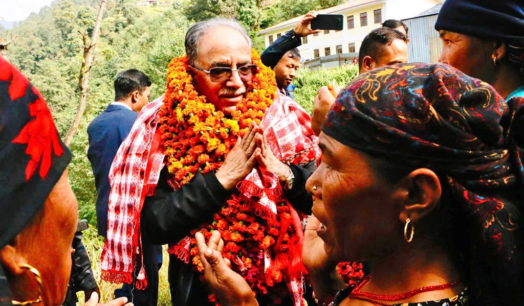 माओवादी केन्द्रका अध्यक्ष प्रचण्ड विजयी