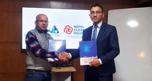 ईन्फोडेवलपर्स प्रालि र नेपाल क्लियरिङ्ग हाउसबीच सम्झौता